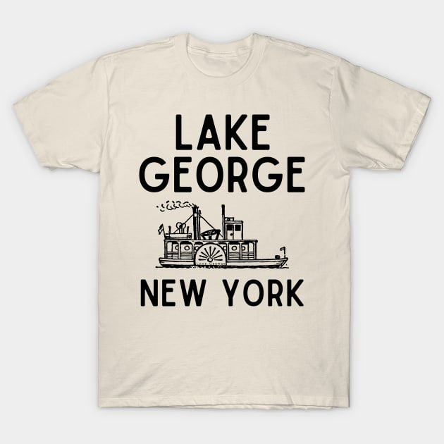 Lake George New York T-Shirt by JT Hooper Designs